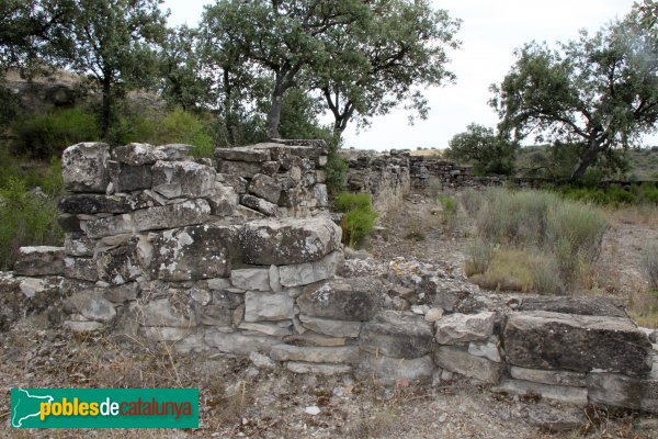 Cervera - Restes del poble de Tudela