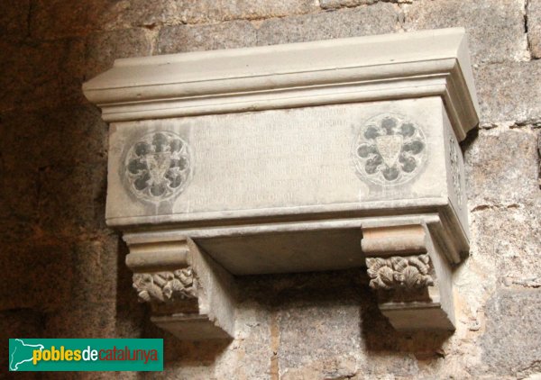 Sant Feliu de Guíxols - Monestir, sepulcre gòtic