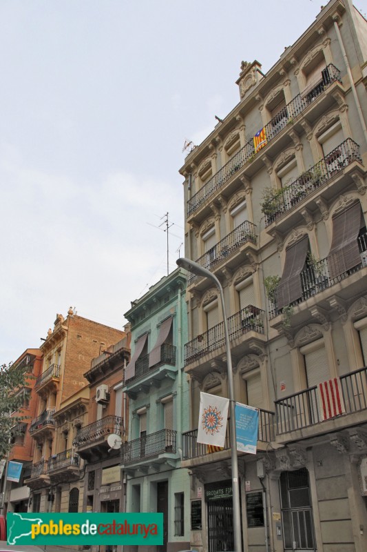 Barcelona - Carrer Olzinelles (Foto: Albert Esteves, 2014) Barcelona - Carrer Olzinelles