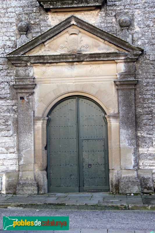 Sant Ramon - Santuari de Sant Ramon Nonat, porta del claustre