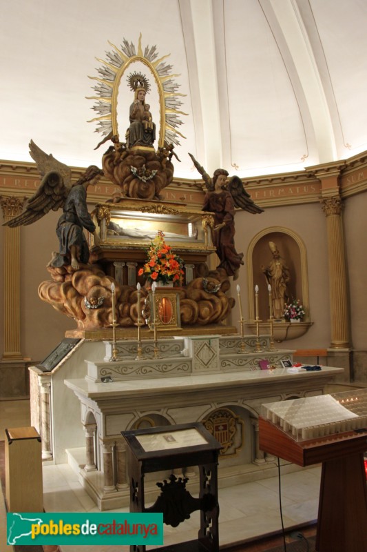 Sant Ramon - Santuari de Sant Ramon Nonat, cambril amb les relíquies