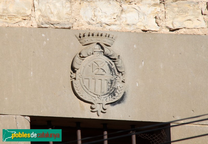 Sant Ramon - Santuari de Sant Ramon Nonat, escut de l'orde de la Mercè