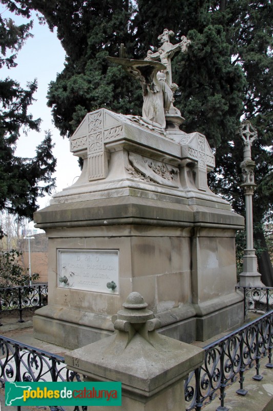 Cementiri de Montjuïc - Sepultura Engràcia Parellada