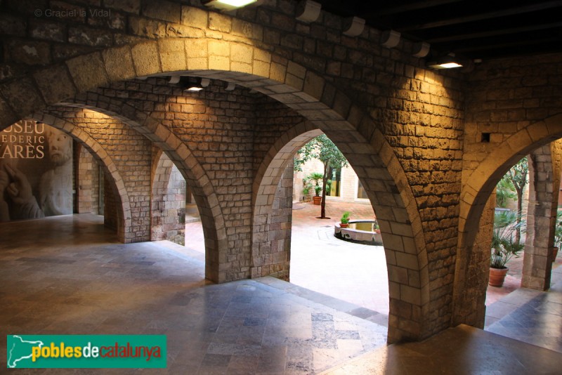 Barcelona - Museu Marés, pati (Foto: Graciel·la Vidal, 2015) Barcelona - Museu Marés, pati