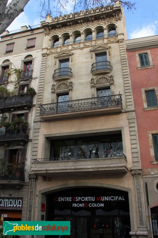 Barcelona - Casa Napoleó (Frontó Colom)