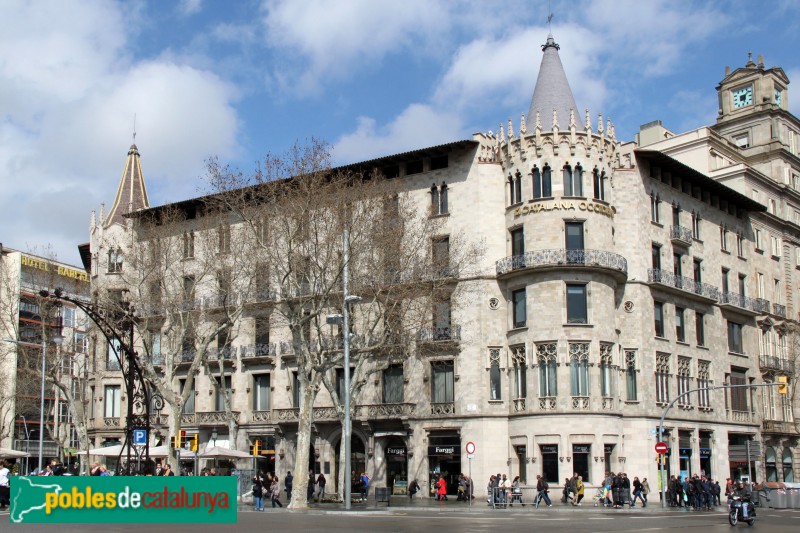 Barcelona - Casa Pascual Pons (Passeig de Gràcia, 2-4)