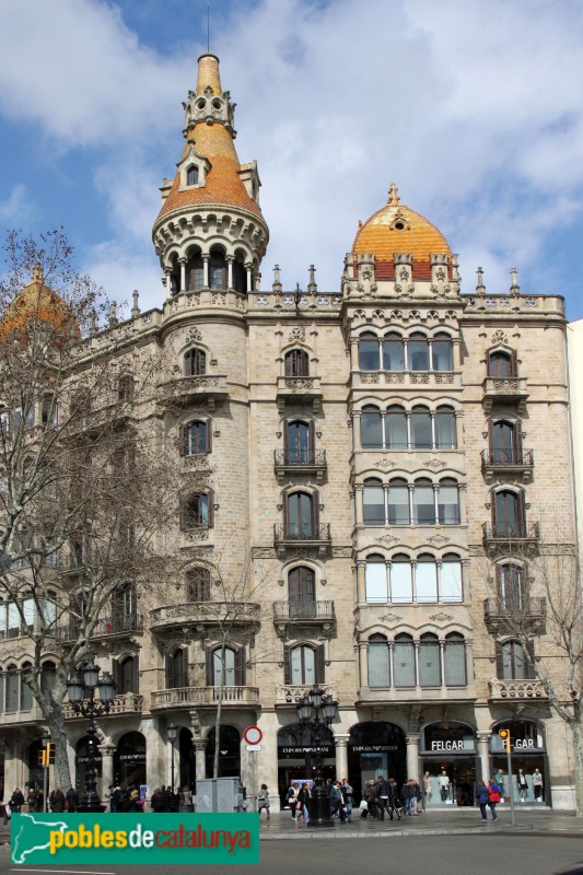 Barcelona - Cases Rocamora (Passeig de Gràcia, 6)