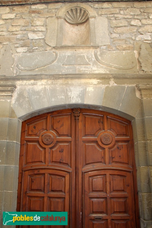 Massoteres - Església de Sant Salvador, portal