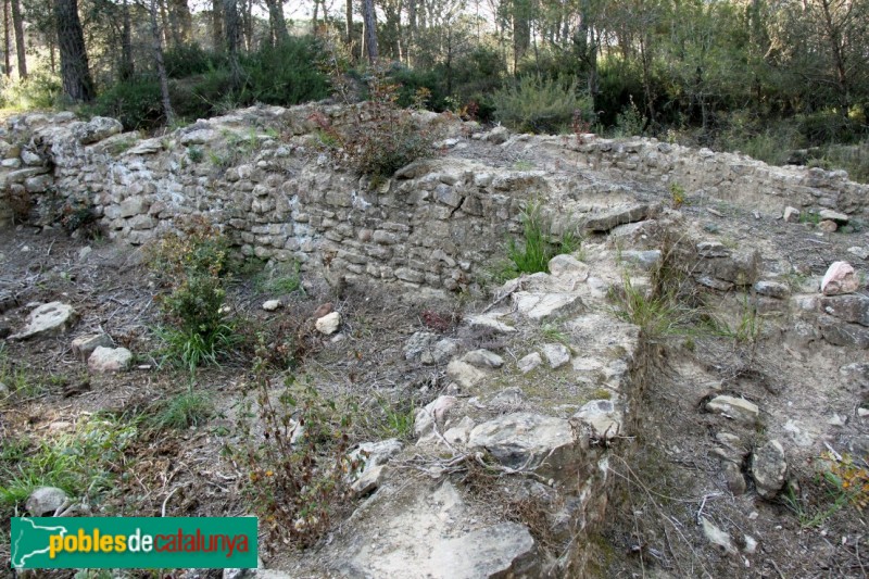 Foixà - Sant Romà de Sidillà, restes del poble