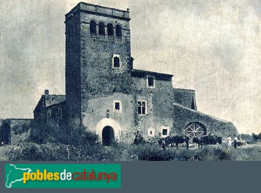 Corçà - Torre Guinarda, postal antiga