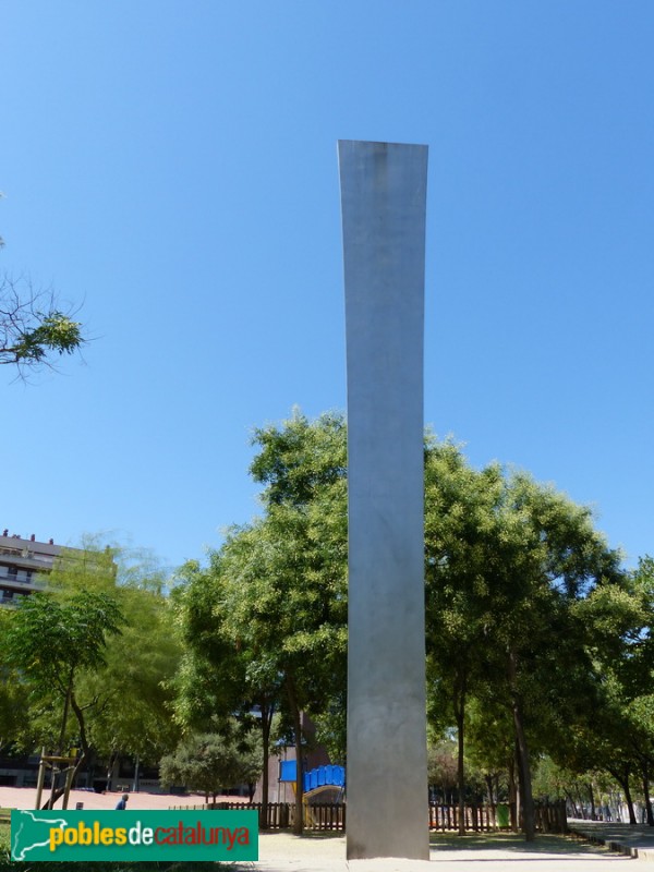 Barcelona - Escultura de la plaça Moragues