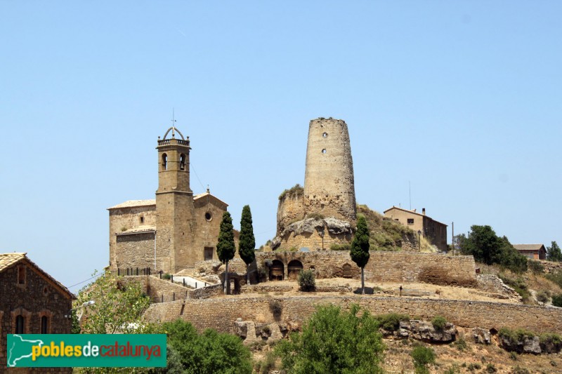 Biosca - Castell i església de Lloberola
