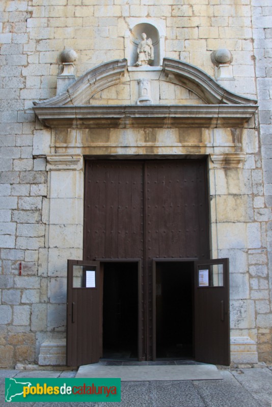 Torroella de Montgrí - Església de Sant Genís, portal de migdia