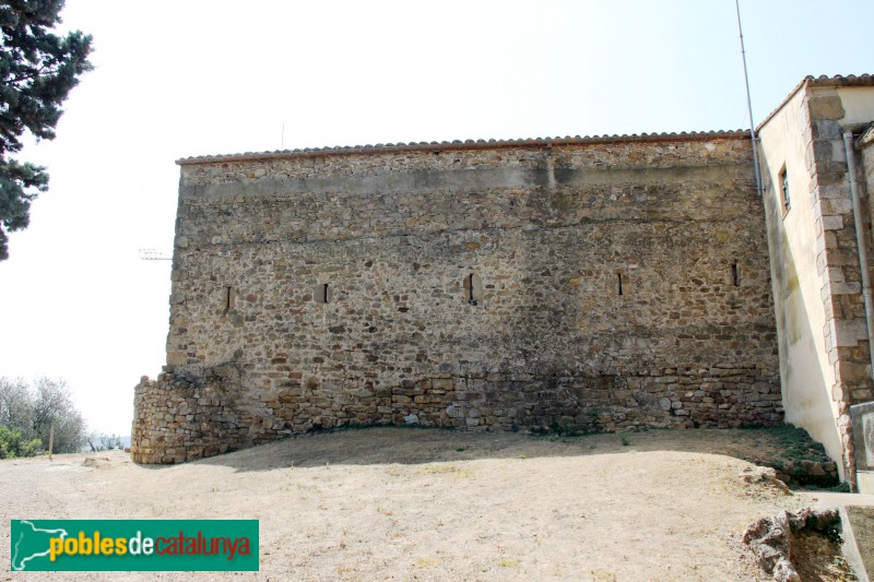 Ullastret - Mur del castell de Sant Andreu