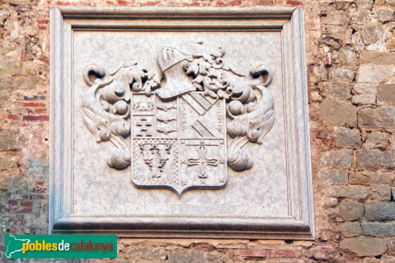 Torroella de Montgrí - Palau Reial (Mirador), detall