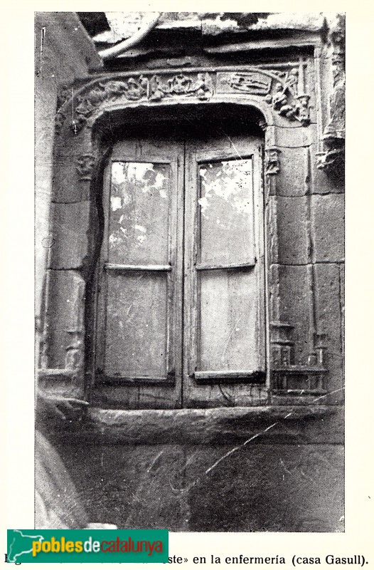Amer - Can Gasull, finestra desapareguda