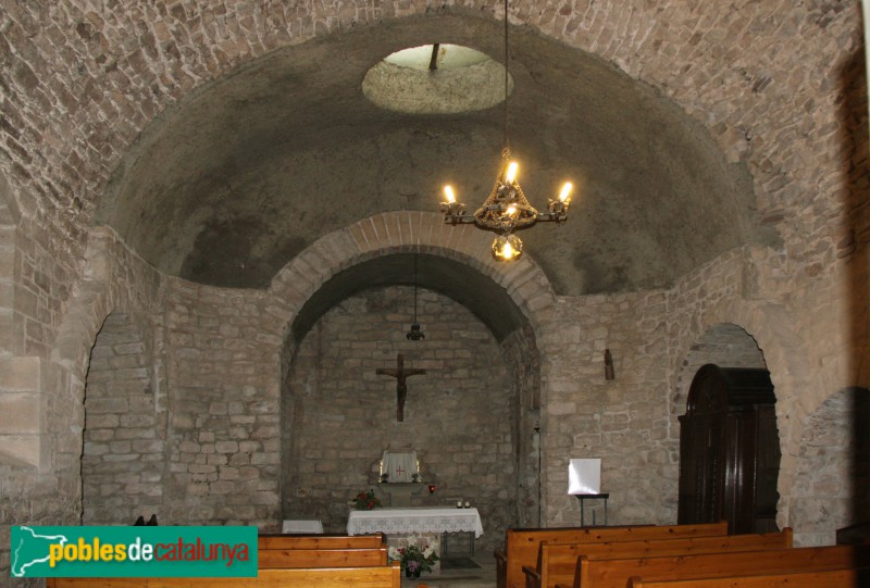 L'Estany - Església del Monestir, capella Fonda