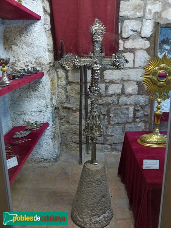 L'Estany - Museu del Monestir: Creu processional