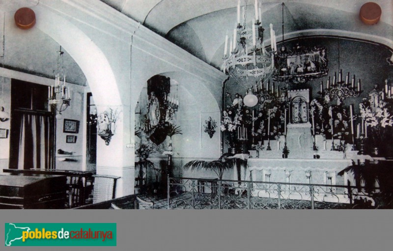 Sant Feliu de Llobregat - Casa Erasme de Gònima, interior capella
