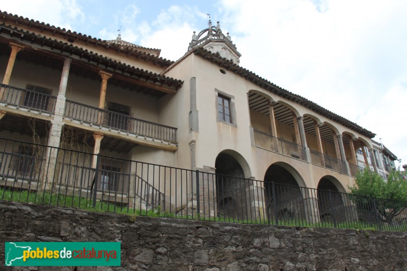 Moià - Casa natal de Rafael Casanova, façana carrer Palau