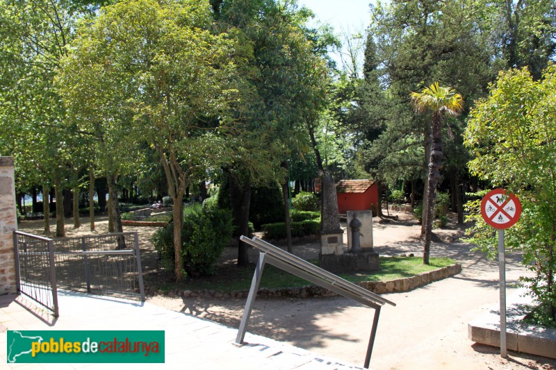 Moià - Parc Municipal, jardins casa Coma