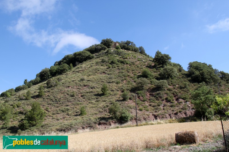 Moià - Muntanya de Sant Andreu, on hi ha el castell de Clarà