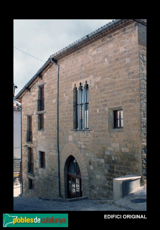 Barcelona - Poble Espanyol, casa Ciurana (Morella), edifici original