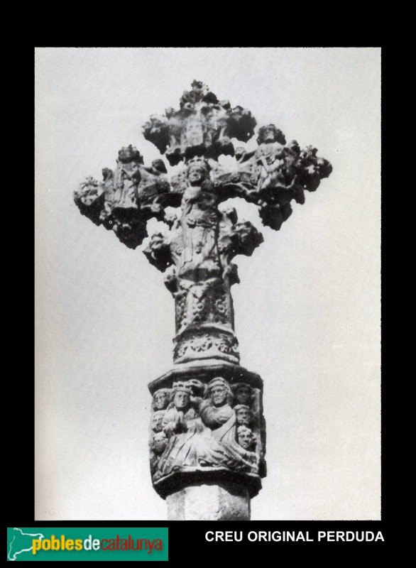 Creu d'Ulldecona, creu original perduda