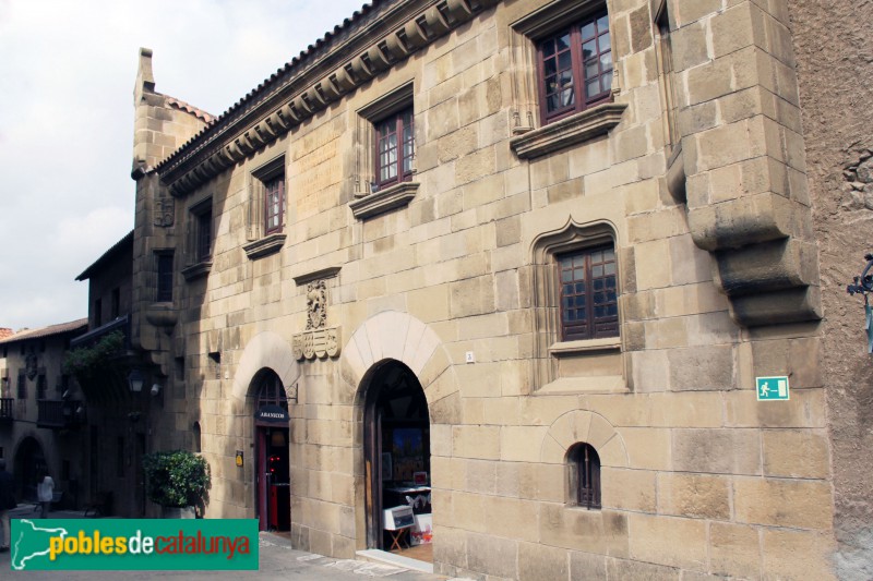 Barcelona - Poble Espanyol, palau dels Álava (Vitoria)