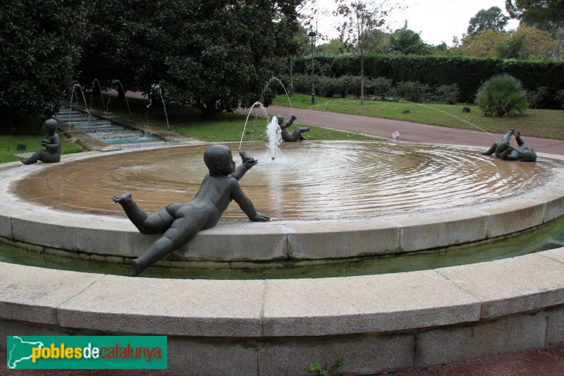 Barcelona - Jardins Joan Maragall, Els Quatre Angelots. L.Granero.