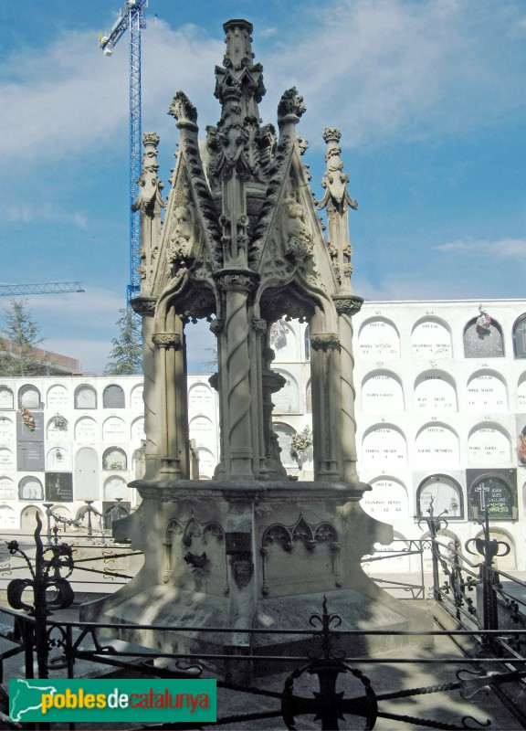 Badalona - Cementiri del Sant Crist, sepulcre de la família Botey