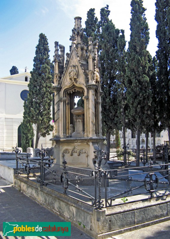 Badalona - Cementiri del Sant Crist, sepulcre de la família Botey