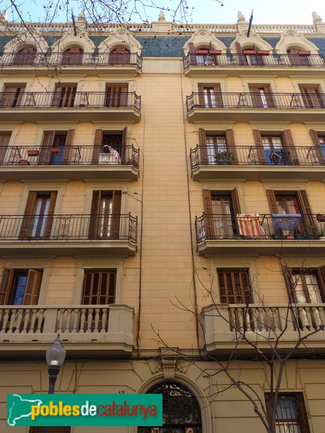 Barcelona - Casa del carrer Gran, 277-279 (Sant Andreu) Façana carrer Malats