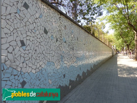 Barcelona - Les Carasses. Mur