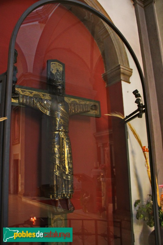 Caldes de Montbui - Església de Santa Maria. Crist Majestat