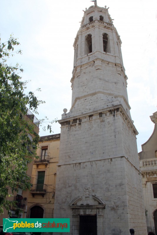 Vilanova i la Geltrú - Campanar de l'església de Sant Antoni Abat