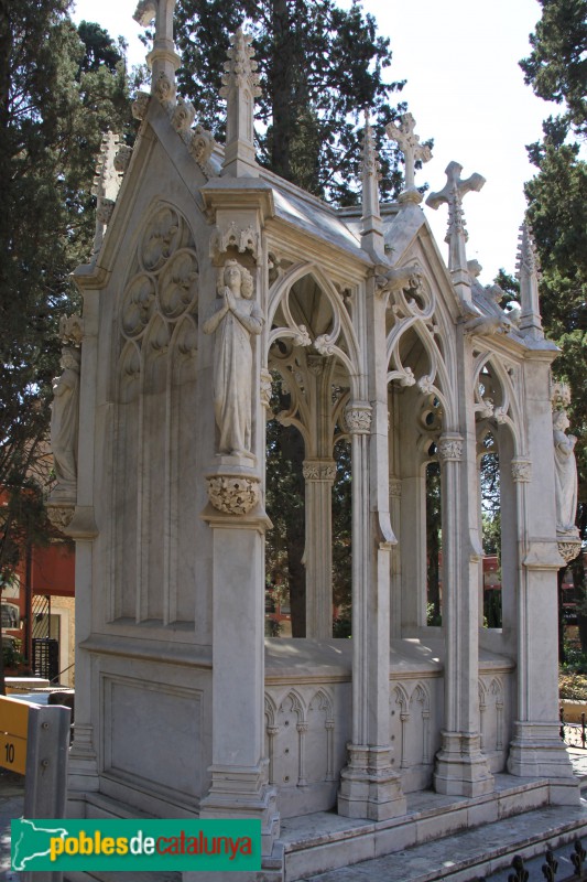 Barcelona - Cementiri de Sarrià, panteó Mumbrú