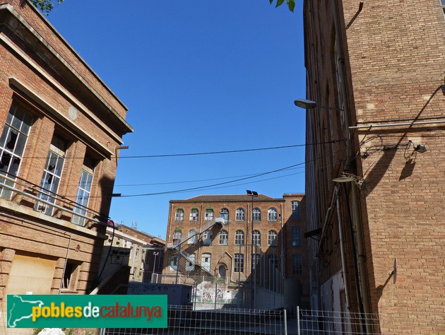 Barcelona - Antiga fàbrica Fabra i Coats. Pati interior