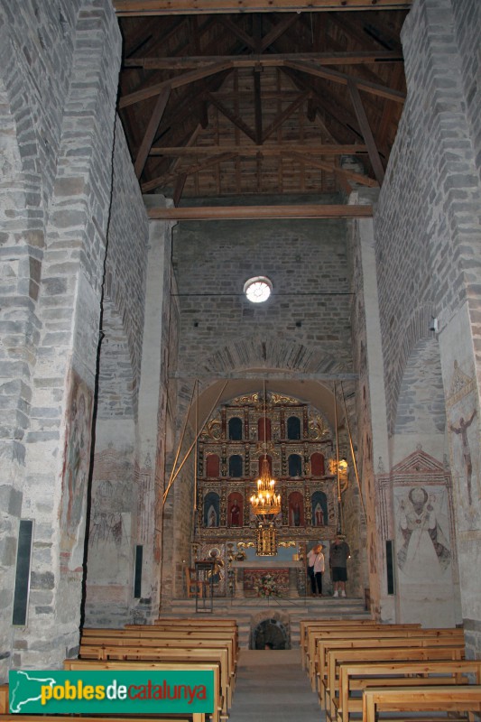 Tredòs - Santa Maria de Cap d'Aran, interior
