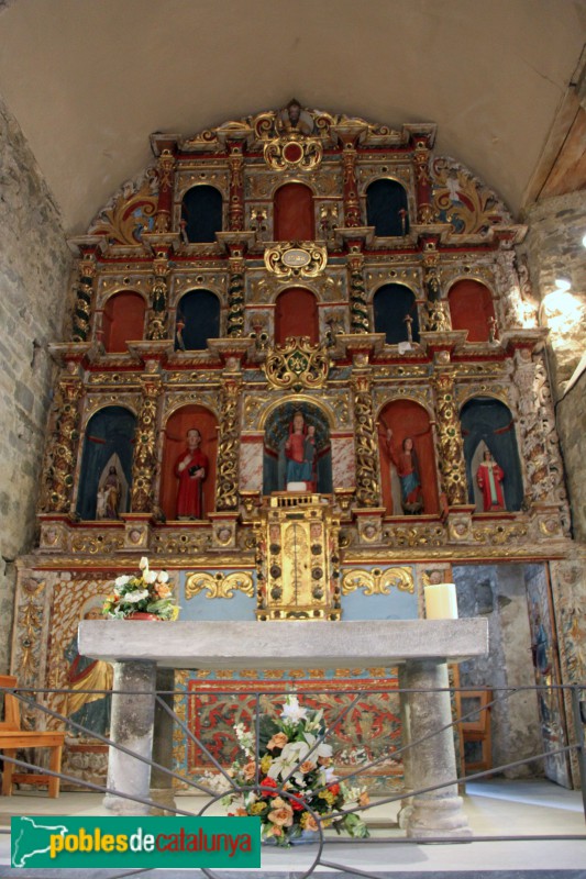 Tredòs - Santa Maria de Cap d'Aran, altar major