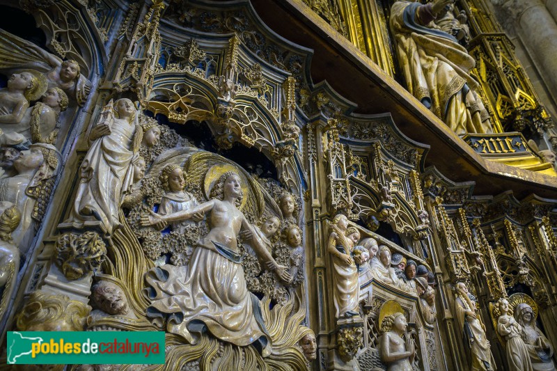 Tarragona - Catedral, retaule de Santa Tecla (Foto: José Aguado, 2017) Tarragona - Catedral, retaule de Santa Tecla
