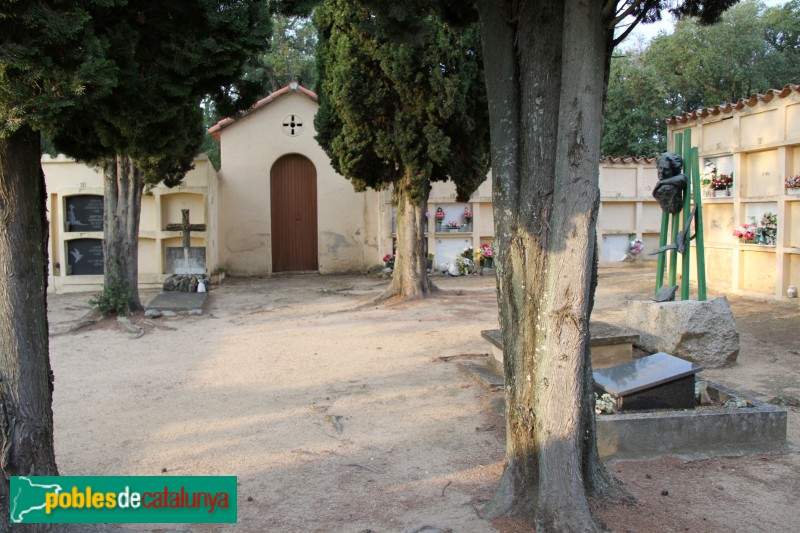 Santa Cristina d'Aro - Cementiri de Romanyà, amb el sepulcre de Mercè Rodoreda