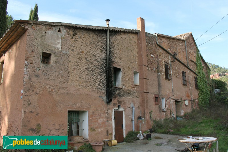 Torrelles de Llobregat - Can Güell, façana posterior