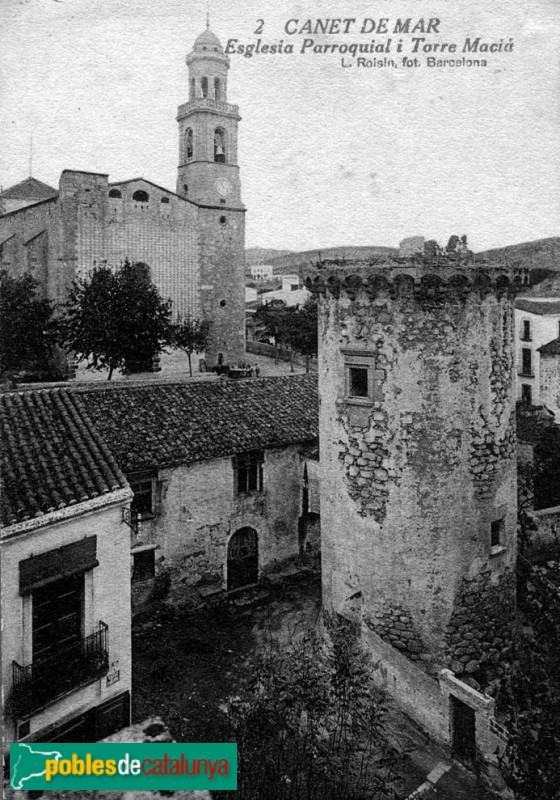 Canet de Mar - Torre i masia de Can Macià