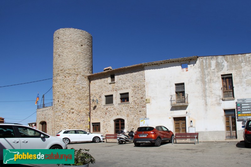 Regencós - Recinte fortificat, torre sud-oest