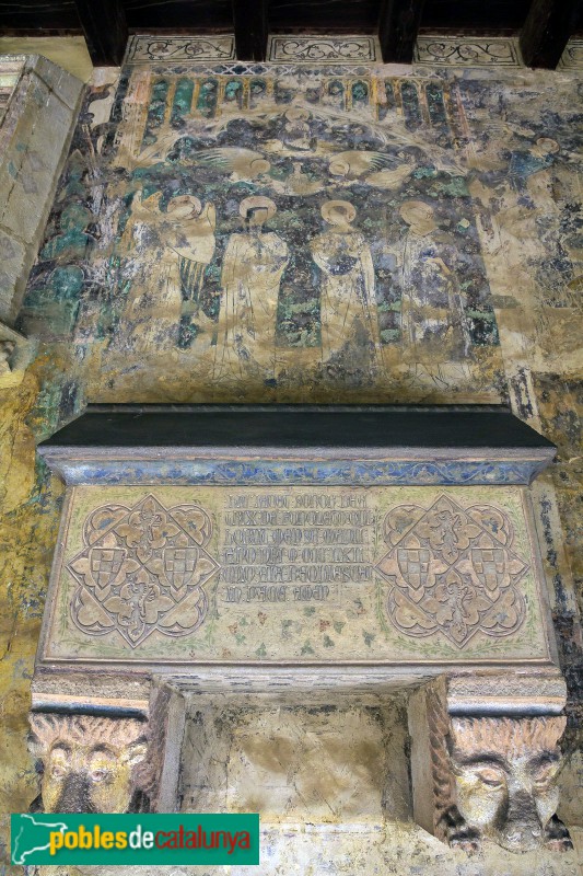 Monestir de Pedralbes, sepulcre de Beatriu de Fenollet