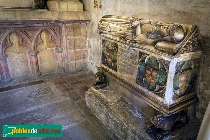 Monestir de Pedralbes, sepulcre de Francesca Saportella