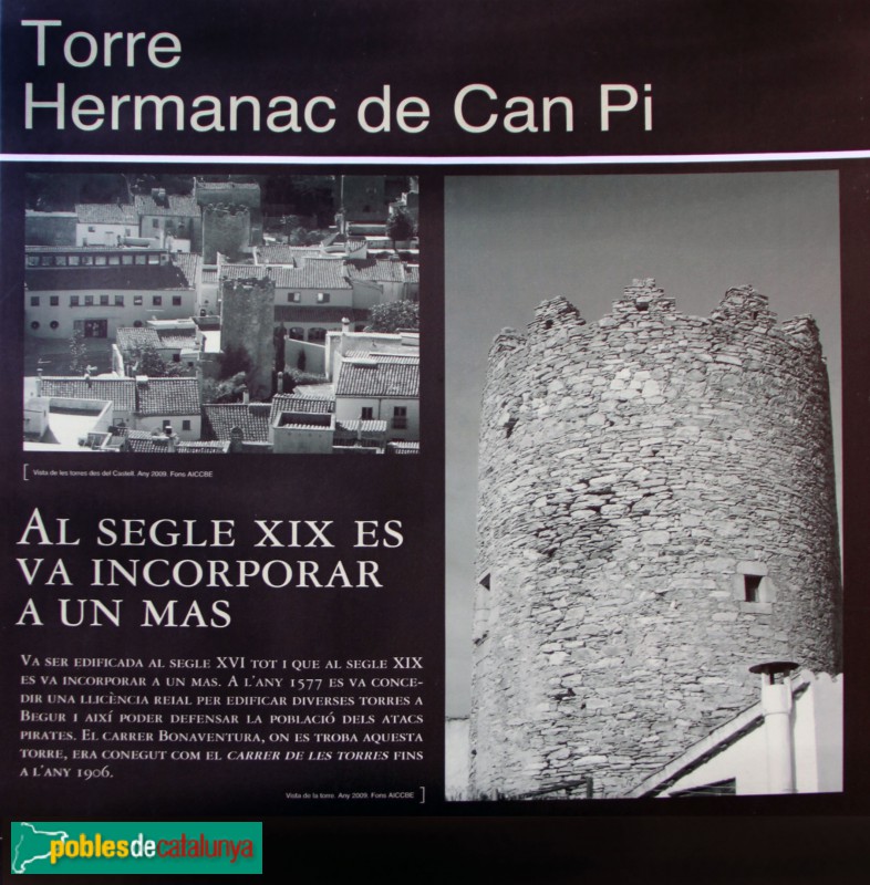 Begur - Torre Hermanac de Can Pi