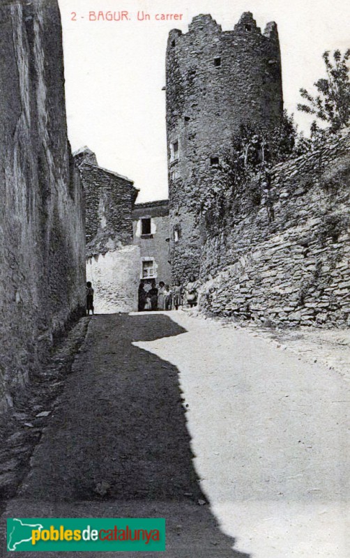 Begur - Torre de Sant Ramon, postal antiga
