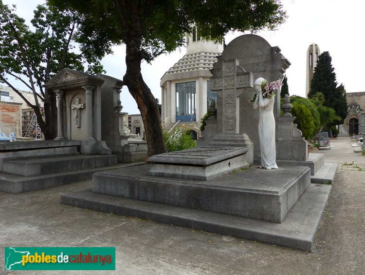 Cementiri de Sant Andreu - Tomba de R. Martín de Paz i A. Oliva Niubó